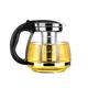 Insulated Water Bottle 2000ml Glass Teapot with Removable Infuser Scale Line Stovetop Tea Kettle Glass Teapot for Loose Leaf Tea Glass Water Bottles