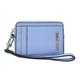 Steve Madden Bpipper Zip Around Card Case Wristlet, Cornflower Blue, One size