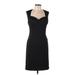 White House Black Market Cocktail Dress - Sheath: Black Solid Dresses - Women's Size 10