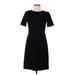 J.Crew Mercantile Cocktail Dress - A-Line: Black Solid Dresses - Women's Size 6