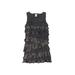 Crewcuts Dress - A-Line: Gray Solid Skirts & Dresses - Kids Girl's Size 12