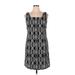 Tiana B. Casual Dress - Sheath Square Sleeveless: Gray Dresses - Women's Size 14
