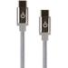 Cablelinx Elite USB Type-C to USB Type-C Braided Cable (8", Dove Gray) USBC-C8-003-GC