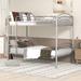 Industrial Style Metal Twin Daybed with Pop-Up Trundle, Sturdy Frame