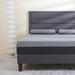 Upholstered Platform Bed Frame Queen / Headboad and Storage /Wood Slat Support