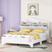 Storage Headboard White House Platform Bed: Whimsical Design, Durable Build