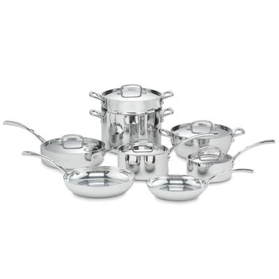 French Classic Tri-Ply Stainless Cookware 13 Pc. Set
