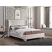 Meridian Furniture USA Panel Bed Upholstered/Polyester in Brown | 52 H x 87 W x 88 D in | Wayfair B1206Cream-K