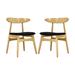 George Oliver Mahn Fabric Full Back Dining Chair Upholstered in Black | Wayfair EB3AE8CF0FDA4C5FA4745FCE90D8938E