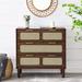 Bay Isle Home™ Fortner 3 - Drawer Dresser Wood in Brown | 30.93 H x 31.13 W x 14.05 D in | Wayfair 018341A9627B4EF9855EFEECFE3906FB