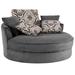 Sofa Chair - Barrel Chair - Orren Ellis Swivel Accent Barrel Chair w/ 5 Movable Pillow 360 Degree Swivel Round Sofa Chair For Living Room, Bedroom, Hotel, | Wayfair