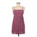 Wild Fable Casual Dress - Mini Square Sleeveless: Purple Solid Dresses - Women's Size Medium