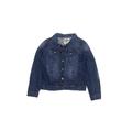 OshKosh B'gosh Denim Jacket: Blue Print Jackets & Outerwear - Kids Girl's Size 12