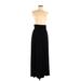 Necessary Objects Casual Dress Strapless Sleeveless: Black Solid Dresses - Women's Size Medium