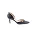 Life Stride Heels: Pumps Stiletto Work Black Print Shoes - Women's Size 6 1/2 - Pointed Toe