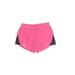 Under Armour Athletic Shorts: Pink Color Block Activewear - Women's Size Medium