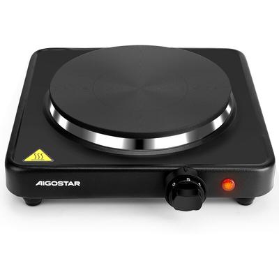 Aigostar - Gem - Kochplatte, 1500 w Herdplatte, 18,3 cm Arbeitsplatte aus Gusseisen mit 5-stufig Image