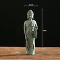 statue de Bouddha - parfaite pour le jardin zen, l'aquarium de poissons, le yoga, le bonsaï et plus - décoration spirituelle feng shui et ornements de thé porte-bonheur