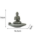 statue de Bouddha - parfaite pour le jardin zen, l'aquarium de poissons, le yoga, le bonsaï et plus - décoration spirituelle feng shui et ornements de thé porte-bonheur