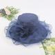 fascinators kentucky derby chapeau chapeaux tulle organza fedora chapeau disquette chapeau chapeau de soleil vacances plage élégant vintage avec couleur pure épissage casque chapeaux