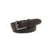 Embossed Logo Leather Belt