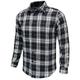 Men's Shirt Button Up Shirt Flannel Shirt Plaid Shirt Overshirt Black Red Blue Long Sleeve Plaid / Check Lapel Spring Fall Outdoor Daily Wear Clothing Apparel