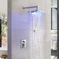 Duscharmaturen einstellen - Handdusche inklusive LED Feste Montierung Moderne Galvanisierung Innen Montage Keramisches Ventil Bath Shower Mixer Taps