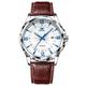 OPK New Fashion Retro Quartz Watch For Men Waterproof Luminous Calendar Leather Man Wristwatch Luxury Original Men's Watch