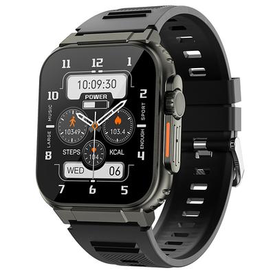 iMosi A70 Smart Watch 1.96 inch Smartwatch Fitness Running Watch Bluetooth Pedometer Call Reminder Activity Tracker Compatible with Android iOS Women Men Hands-Free Calls Waterproof Media Control IP68