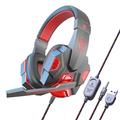 SY830 Over-Ear Gaming Headset With LED Backlight Wired Headphones With Microphone For Laptop Mac