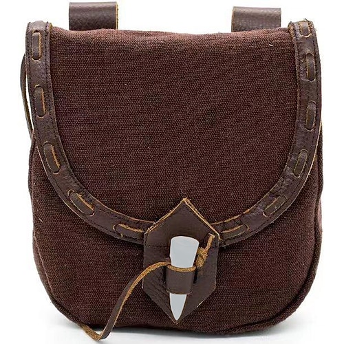 Seeräuber Vikinger Retro Vintage Mittelalterlich Renaissance Tasche Herren Damen Kostüm Jahrgang Cosplay Tasche Halloween Image