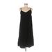 Gap Casual Dress - Mini V-Neck Sleeveless: Black Print Dresses - Women's Size Medium