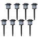 8Pack Outdoor Solar Stake Lights Outdoor Landscape Torch Light LED Solar Pathway Lights for Lawn Patio Yard Garden Walkway Driveway Outside Post Lighting Lamps