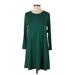 Old Navy Casual Dress - A-Line: Green Solid Dresses - New - Women's Size Small Petite