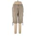 Gloria Vanderbilt Cargo Pants - High Rise: Tan Bottoms - Women's Size 12