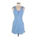 Lululemon Athletica Active Dress - Mini: Blue Solid Activewear - Women's Size 8