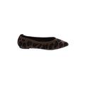 Journee Collection Flats: Brown Leopard Print Shoes - Women's Size 7 1/2