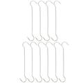 Lantern Hook Hooks for Hanging Plants Outdoor Garden Potted Basket Metal Ceiling Holder Stainless Steel 10 Pcs