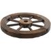 Solid Wood Wheel Ornaments Wall Wooden Cartwheel Hangings Carriage Vintage Decor Decoration for Bedroom