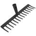 Garden Cleaning Rake Tools for Gardening Outdoor Rakes Lawns Heavy Duty Head 14 -Teeth