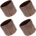 Flowerpot 4 Pcs Orchid Bark Spring Dining Table Plastic Pots Indoor for House Plants