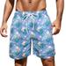 YUHAOTIN Cargo Shorts Mens Skin Lace up Pocket Hot Spring Holiday Beach Beach Pants Swimming Trunks Shorts Padded Mens Bike Shorts Mens Workout Shorts