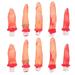 10 Pcs Bloody Finger Halloween Party Decoration Organs Fake Fingers Toy Toys Cosplay Human Body Latex Foam
