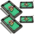 4 Sets Childrens Toys Mini Pool Table Famiky Games for Family Billiards Tabletop Boy Plastic Parent-child