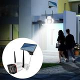 Oneshit Webcam On Clearance Solar Light Solar Sensor Light Security Camera Style Separated Type 3 M Cord Outdoor LED Solar Security Bright Motion Surveillance Light Emer