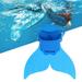 Henmomu Swimming Fins For Boys Girls Monolithic Tail Fins Mermaid Monofin Swim Fin For Kids Swimming Monolithic Tail Fins OnePiece Flippers