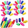 Pencil Erasers Toppers Pencil Top Erasers 120Pcs Pencil Top Erasers Assorted Colors Pencil Cap Erasers Toppers for Home Office Classroom Pencil Erasers Toppers