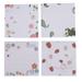 4Pcs Cute Sticky Note Marker Paper Adhesive Memo Pad School Office Desk Organizing GadgetFlower