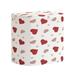 Anckoeil Love Pattern Foldable Portable Clothes Storage Bag Sundry Toys Large Capacity Storage Bag Firm Durable Handheld Storage Box with Lid 17.3 Ã—18.9 Ã—18.9