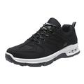 Rrunsv Mens Shoes Casual Men S Walking Shoes Non Slip Breathable Running Tennis Shoes Casual Fashion Sneakers Black 42